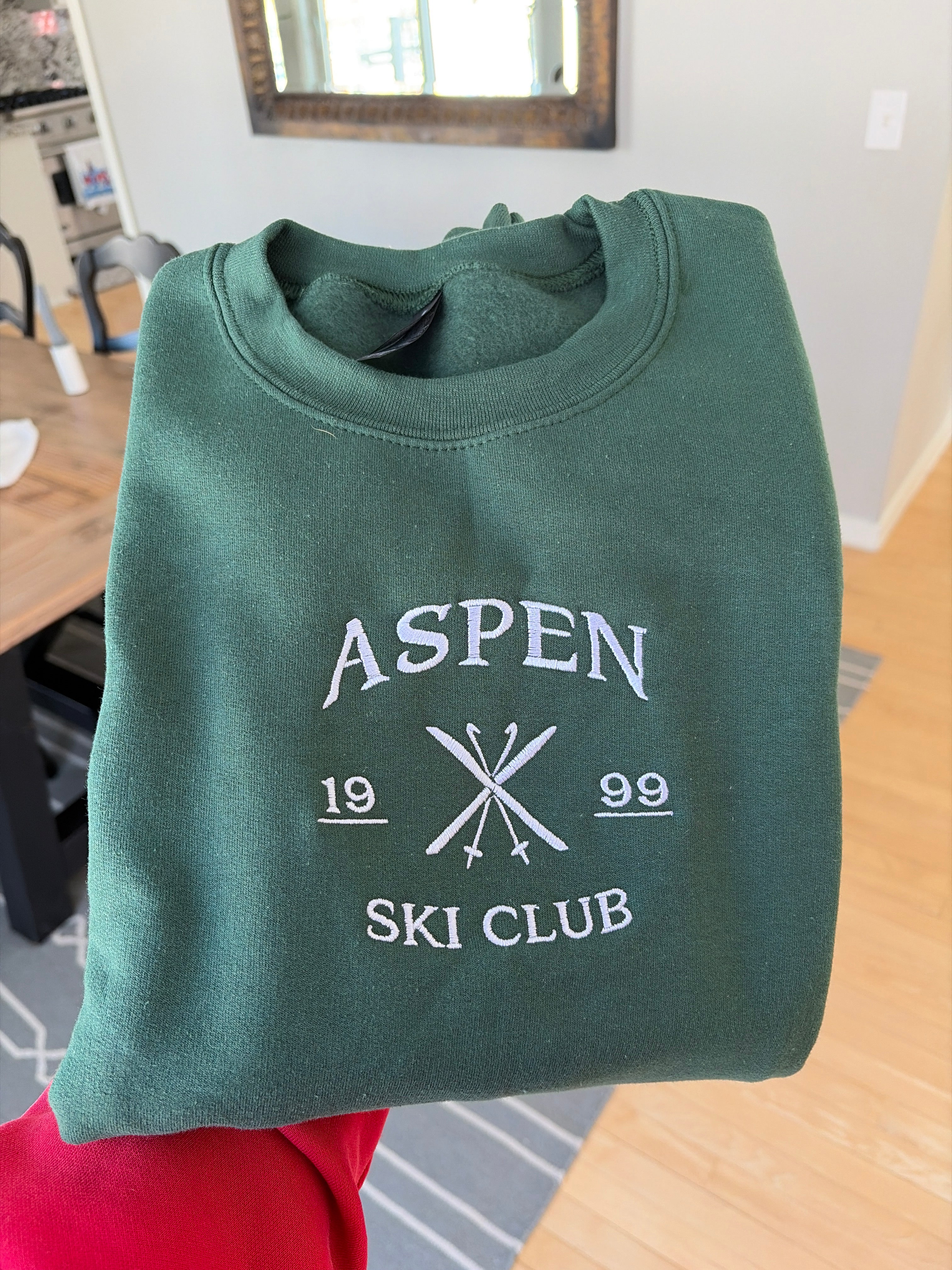 Aspen Embroidered Crewneck