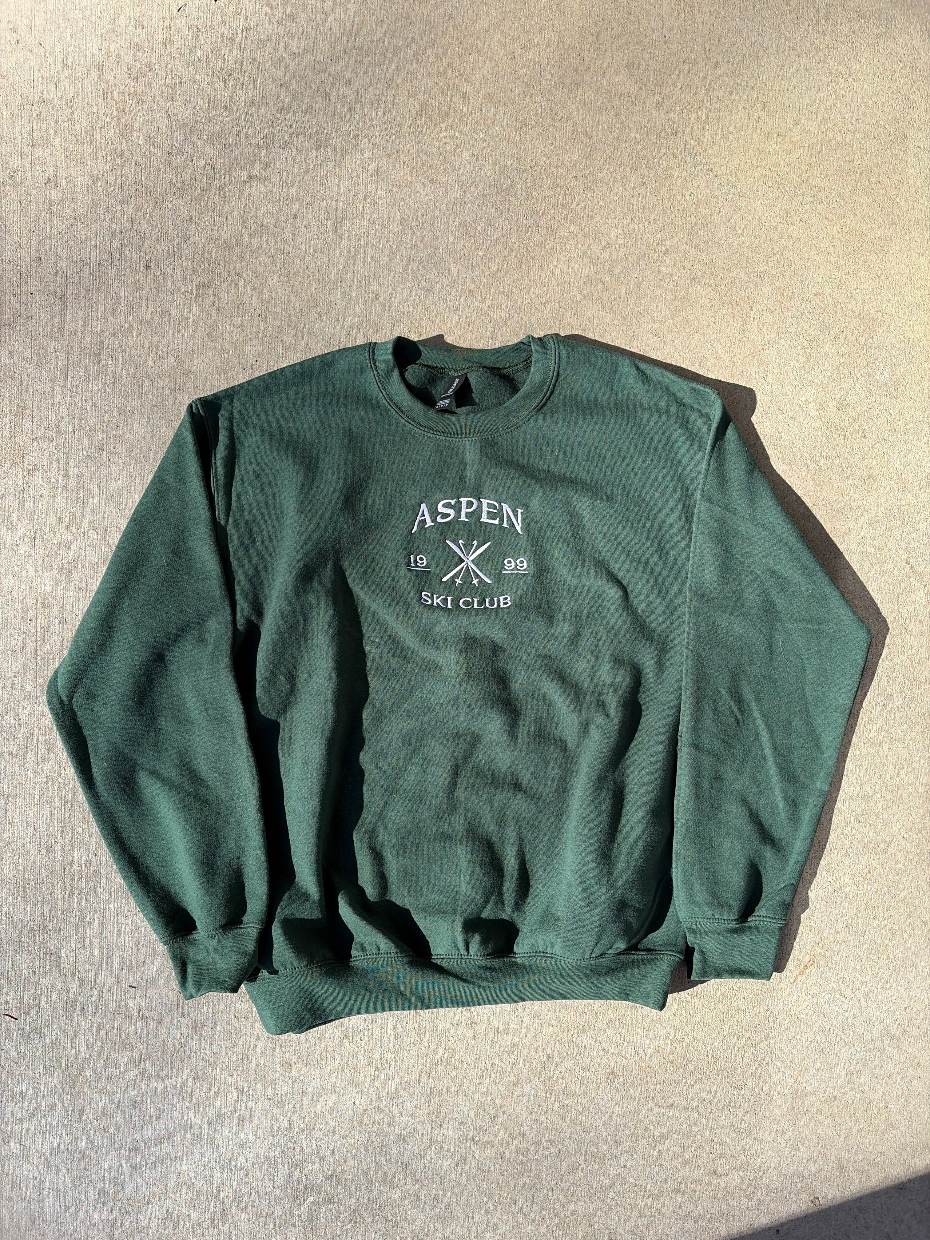 Aspen Embroidered Crewneck