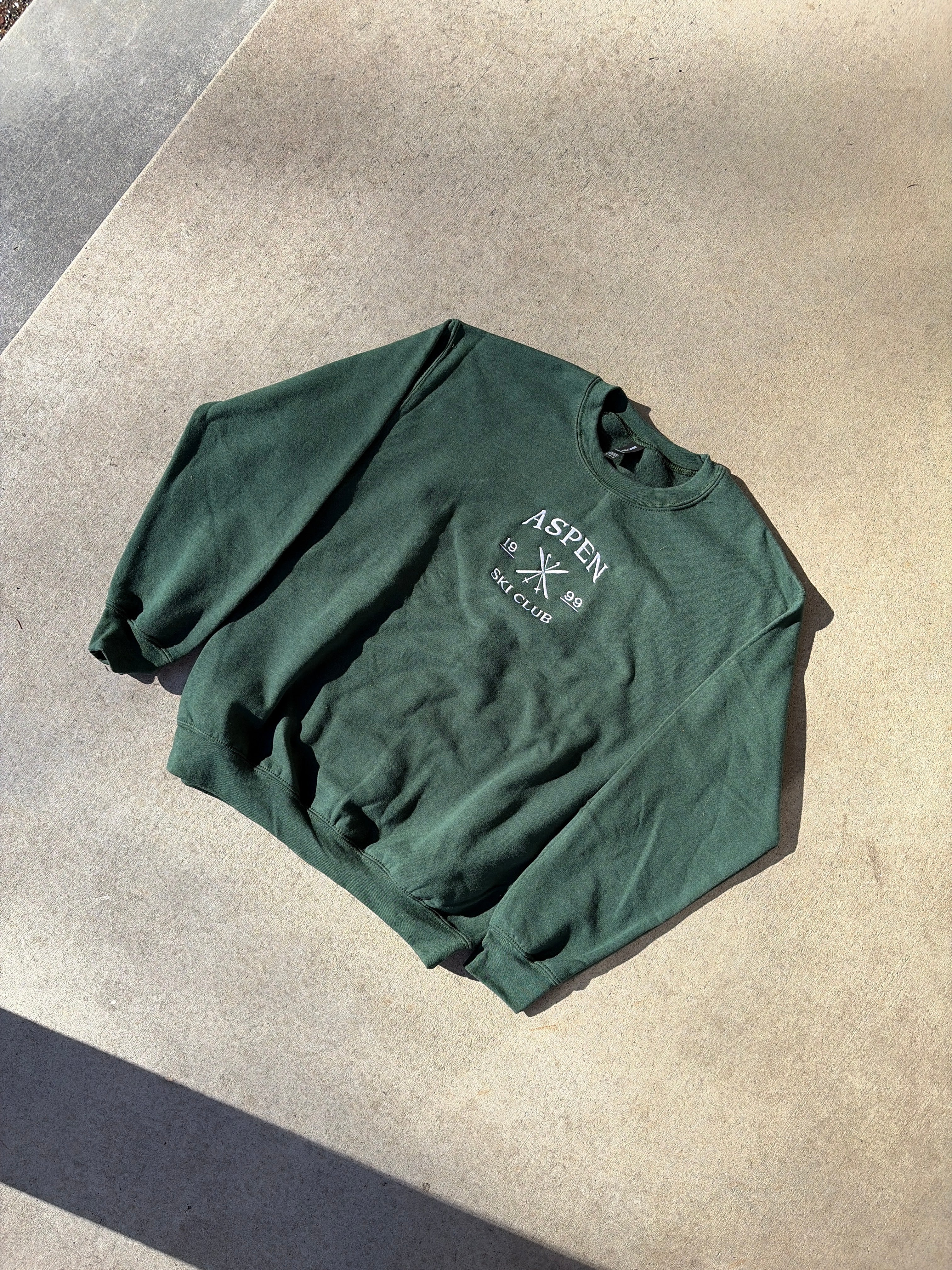 Aspen Embroidered Crewneck