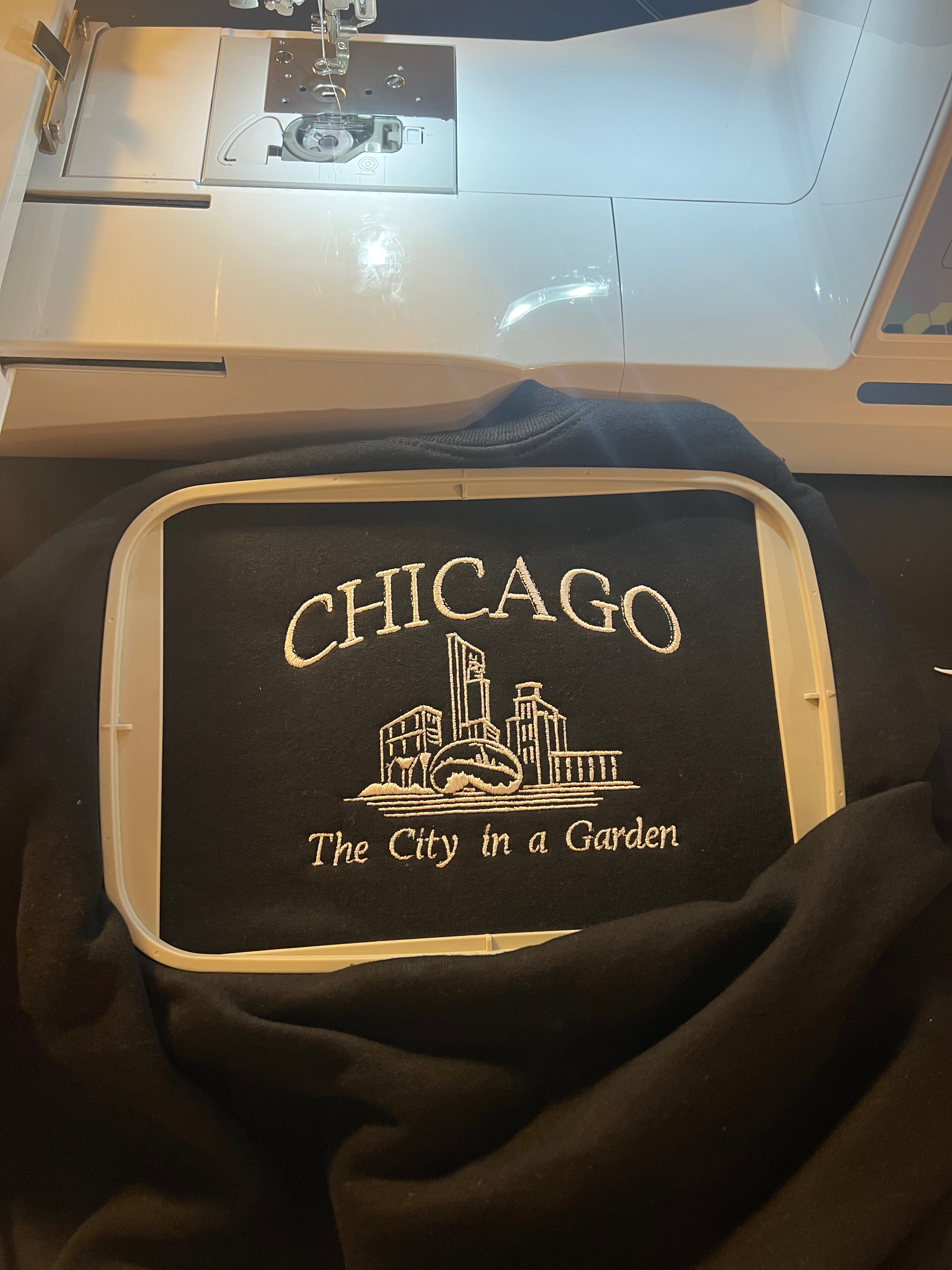 Chicago Embroidered Crewneck