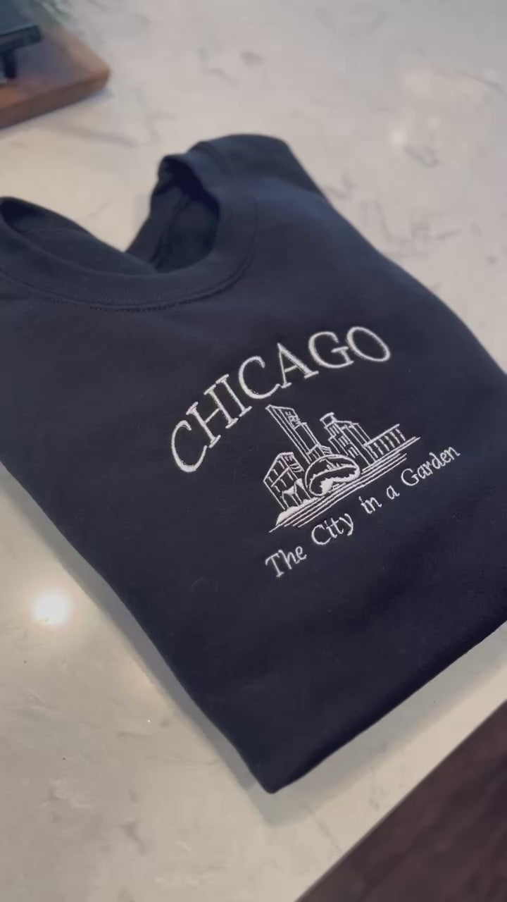 Chicago Embroidered Crewneck